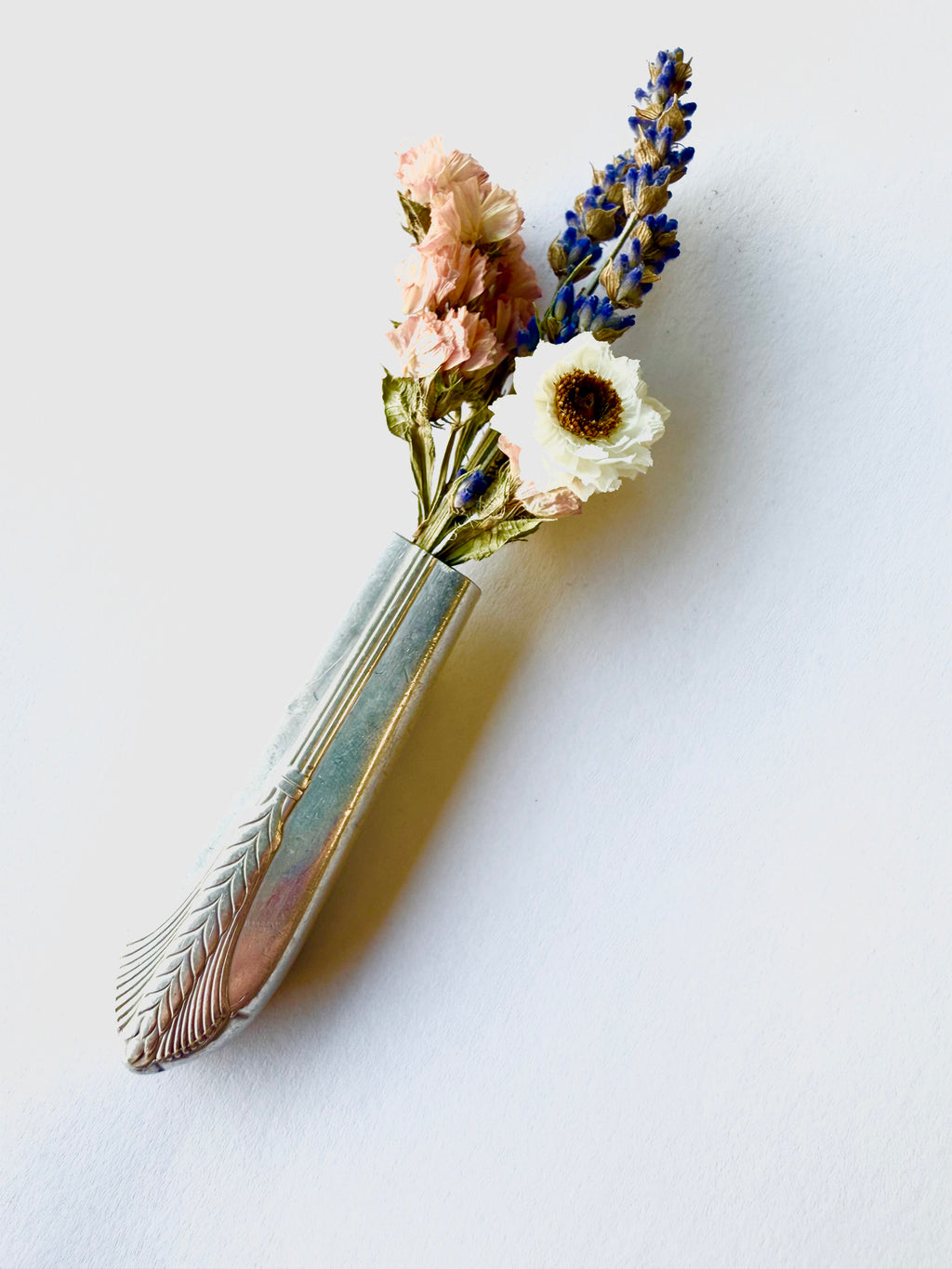 Bud Vase - Allure Magnetic Bud Vase from Upcycled Knife Handle - KB Studios