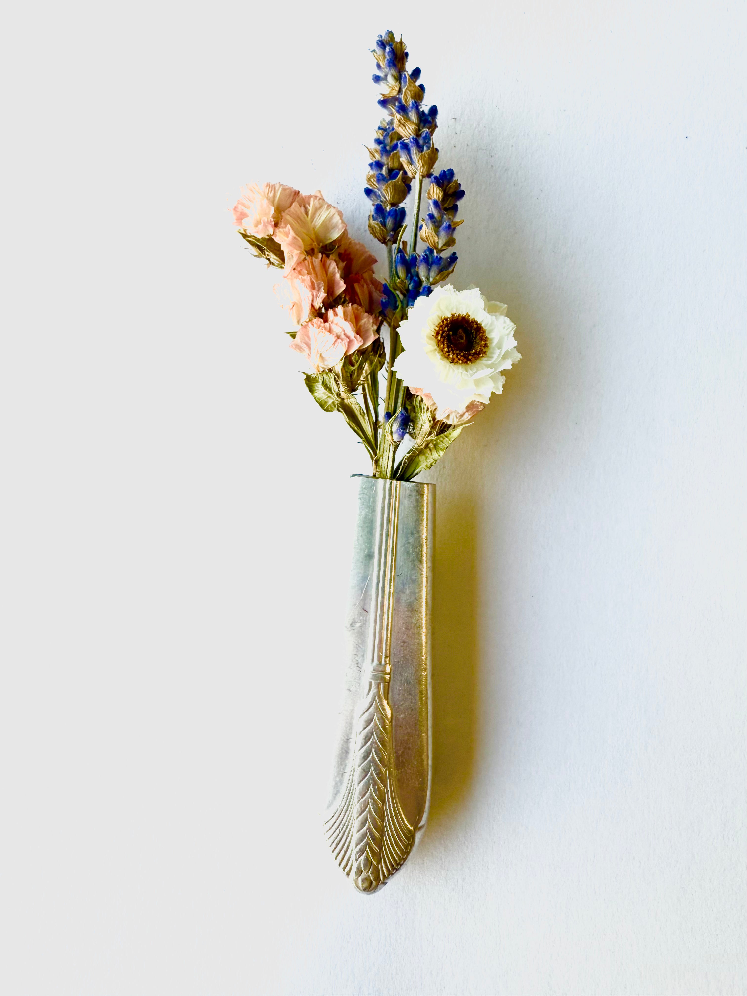 Bud Vase - Allure Magnetic Bud Vase from Upcycled Knife Handle - KB Studios