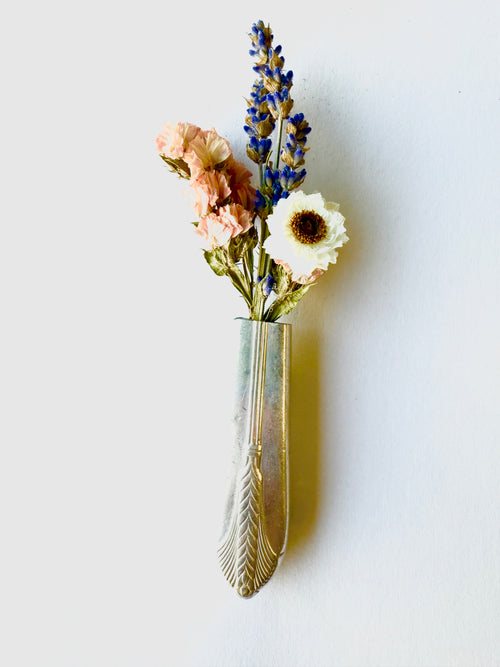 Bud Vase - Allure Magnetic Bud Vase from Upcycled Knife Handle - KB Studios