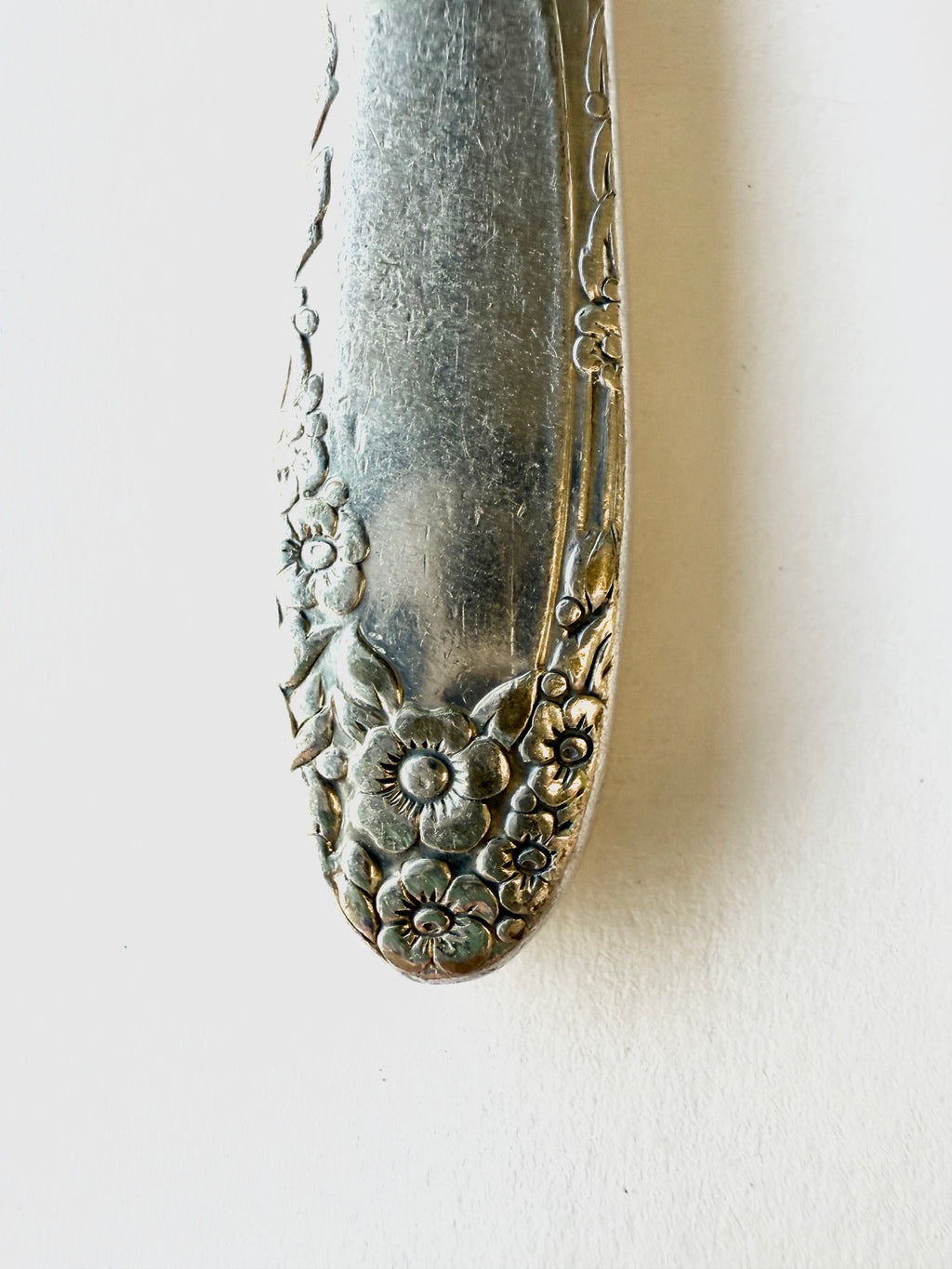 Bud Vase - English Garden Magnetic Vase from Upcycled Knife Handle - KB Studios