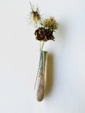 Bud Vase - Gardenia Magnetic Bud Vase from Upcycled Knife Handle - KB Studios