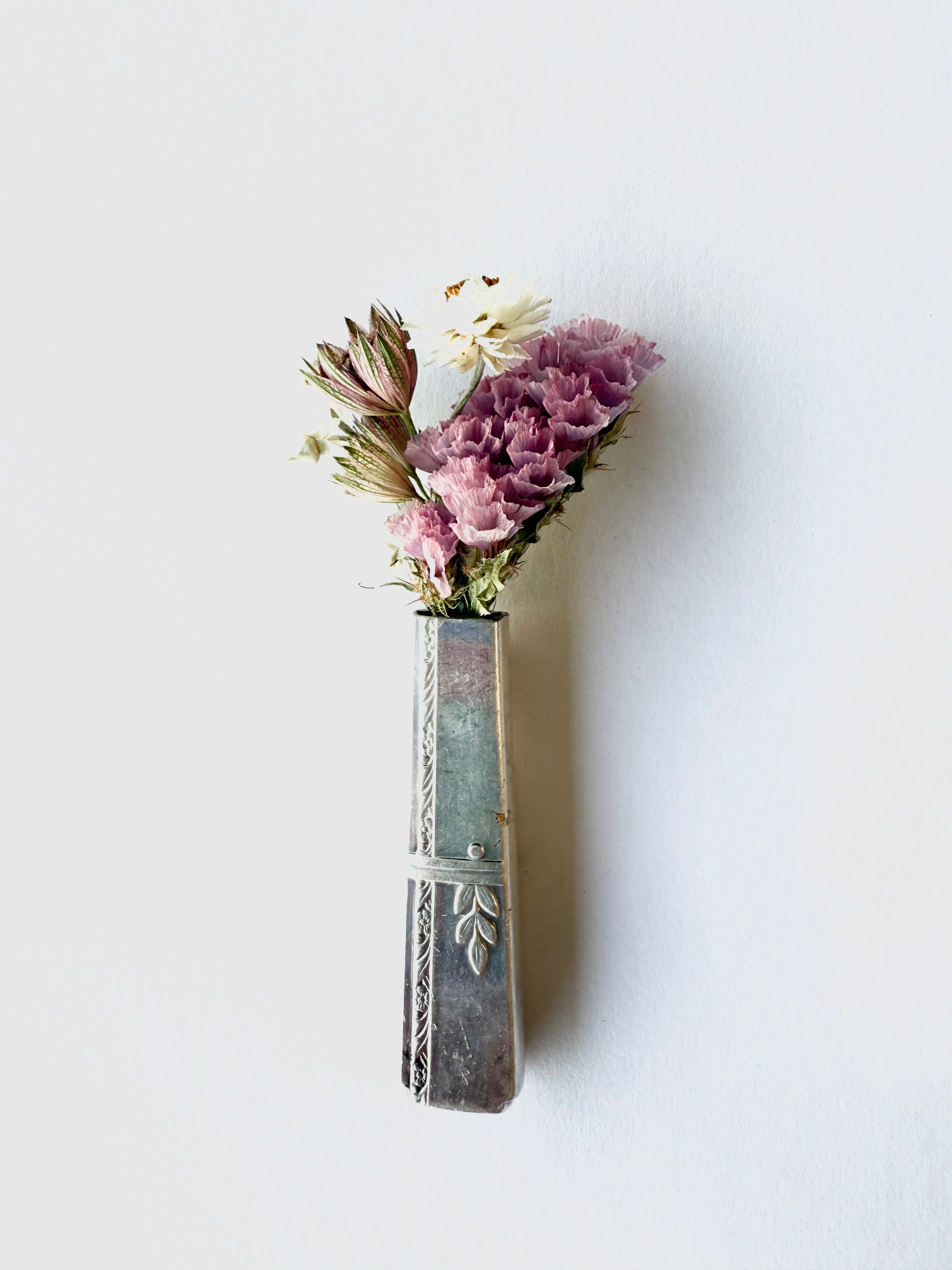 Bud Vase - Grenoble Magnetic Bud Vase from Upcycled Knife Handle - KB Studios