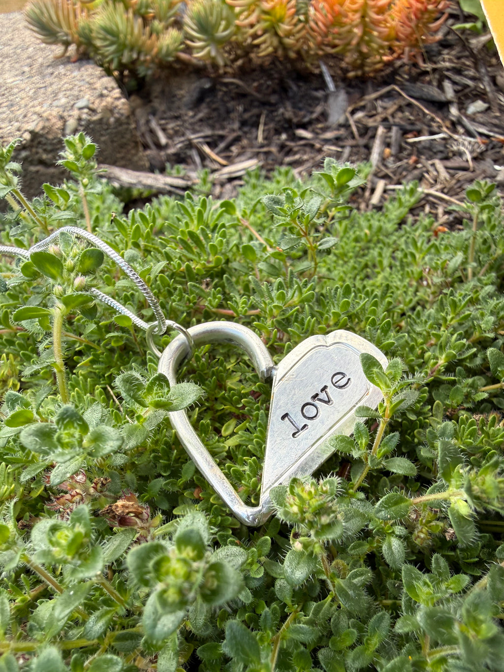 Heart Necklace — Handmade Vintage Fork Jewelry