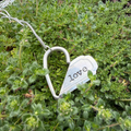 Love Heart Necklace — Handstamped Vintage Fork