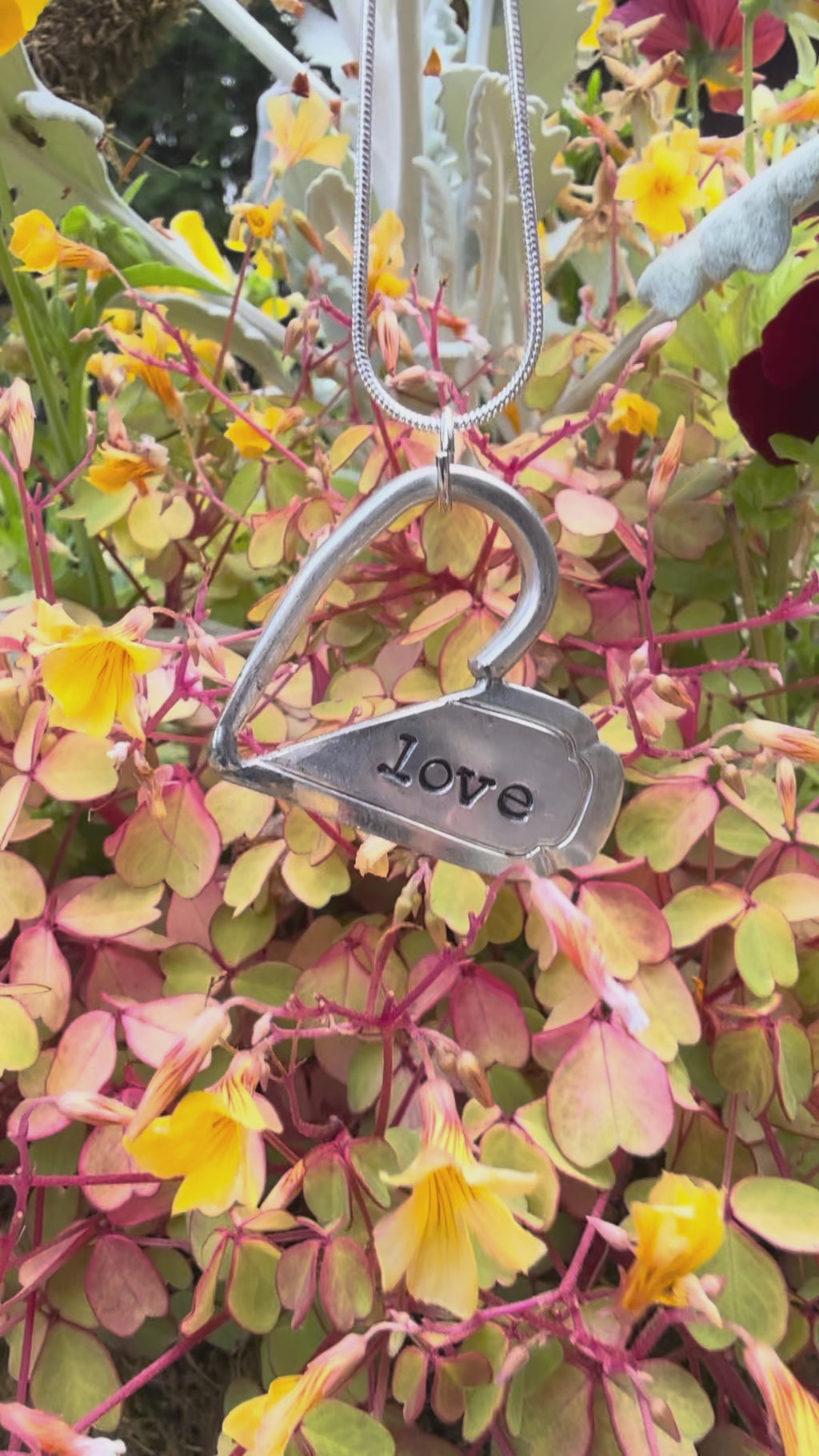 Heart Necklace — Handmade Vintage Fork Jewelry