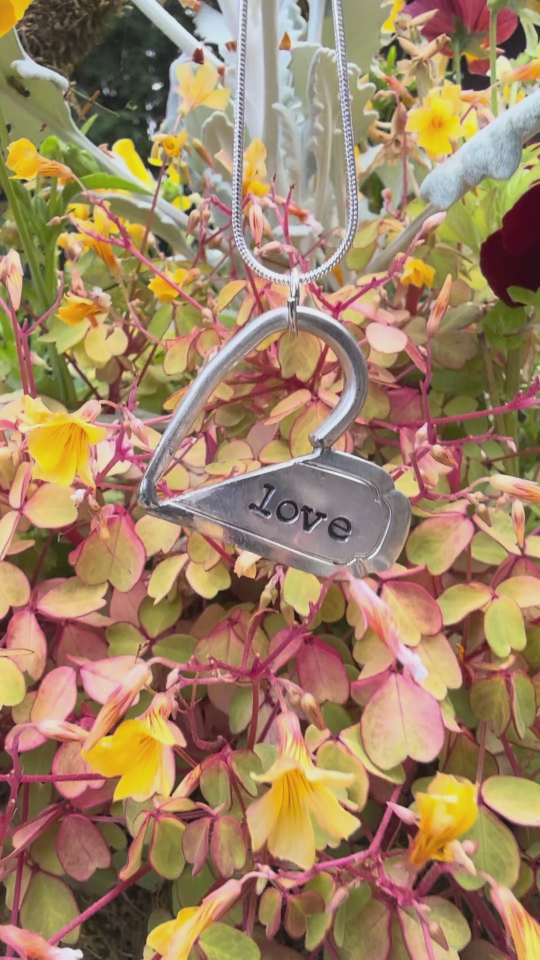Heart Necklace — Handmade Vintage Fork Jewelry