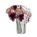 Charming Vintage Floral Bud Vase Decal: Elevate Your Decor with Style - KB Studios